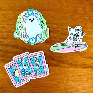 Casely stickers, set of 3, NWT